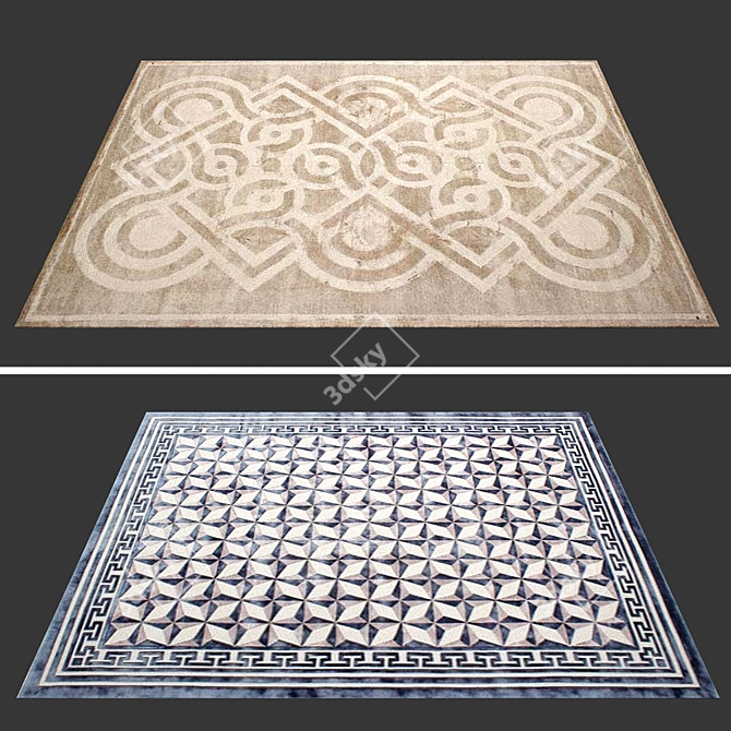 Versatile Set of Cavio Carpets 3D model image 1