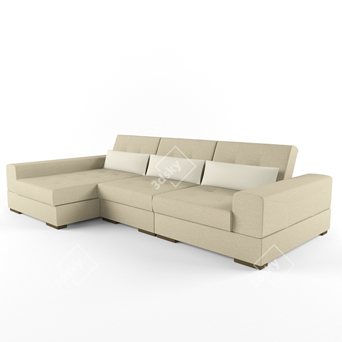 Modular Comfort Sofa: "Salvador" (by Factory Mirlacheva) 3D model image 1