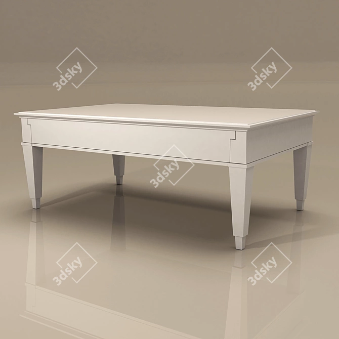 Modern Classic Coffee Table 3D model image 1