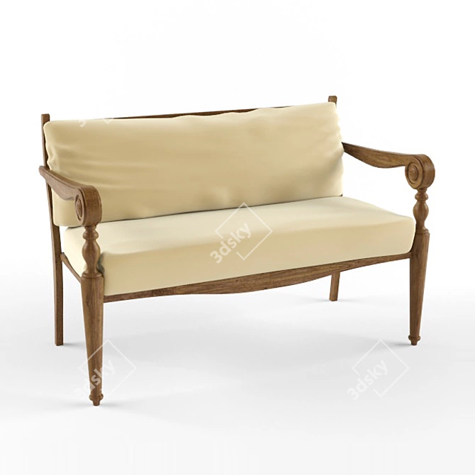 Comfort Zone Sofa 3D model image 1