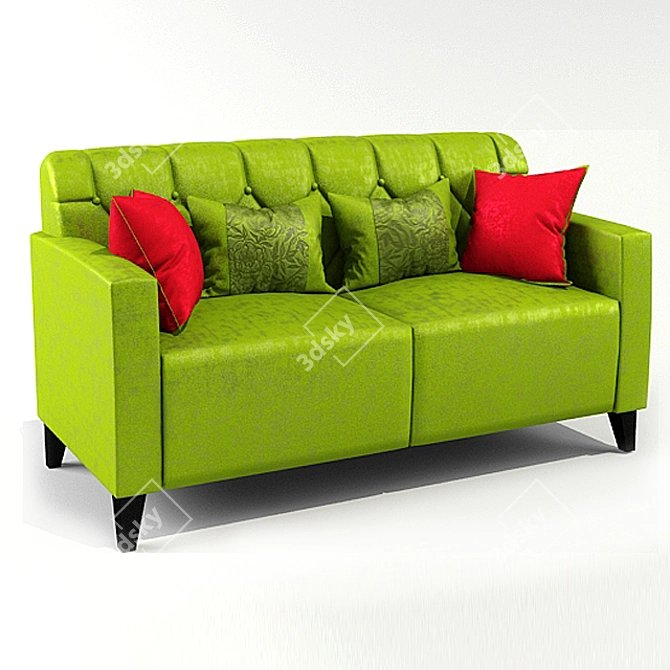 Comfy Modern Sofa 3D model image 1
