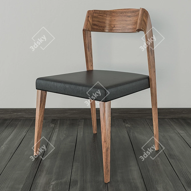 ErgoFlex: Stylish and Comfortable Chair 3D model image 1