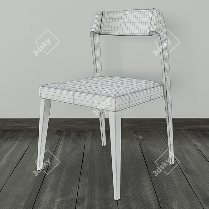 ErgoFlex: Stylish and Comfortable Chair 3D model image 2