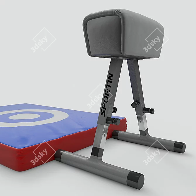 Goat Gymnastics Set 3D model image 2