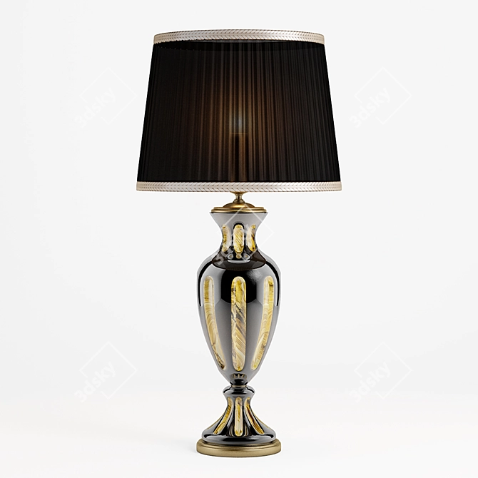 Elegant Pataviumart Table Lamp 3D model image 1