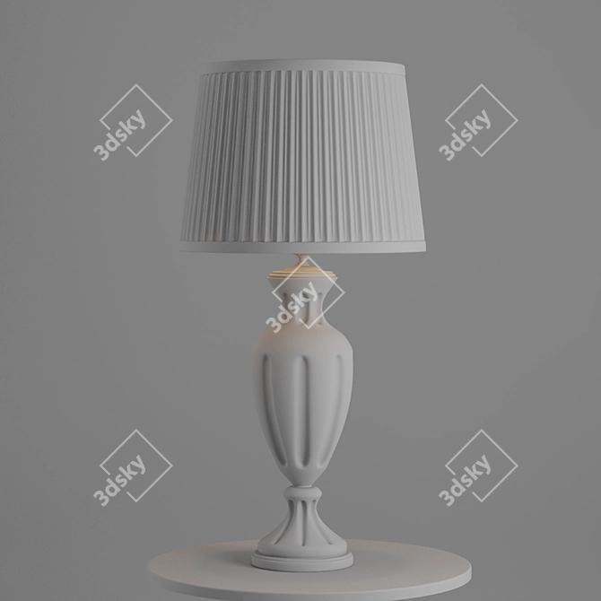 Elegant Pataviumart Table Lamp 3D model image 2