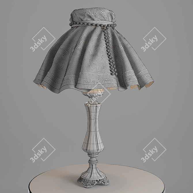 Elegant Pataviumart Table Lamp 3D model image 3