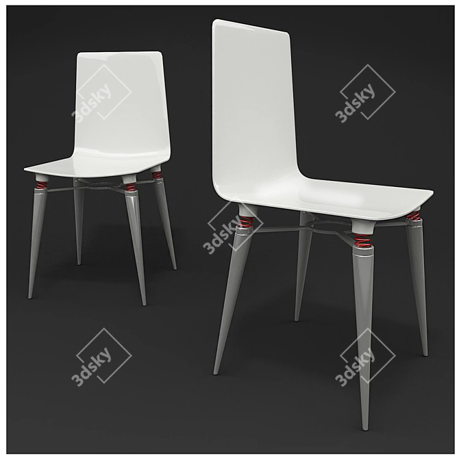 Tipsy Seating Solution: Skoki Chair 3D model image 1