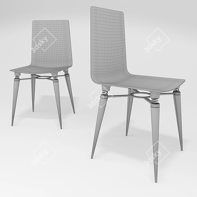 Tipsy Seating Solution: Skoki Chair 3D model image 2