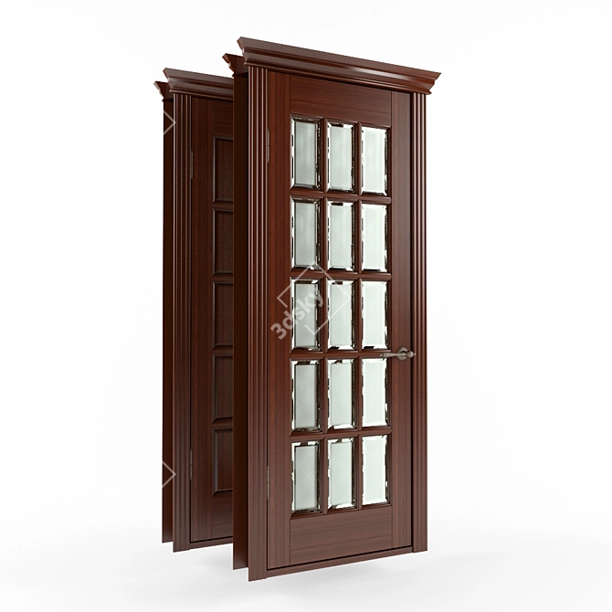 Prima DO & Prima DG Double Doors 3D model image 1