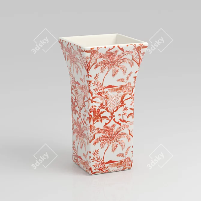 Elegant Zara Home Vase 3D model image 1