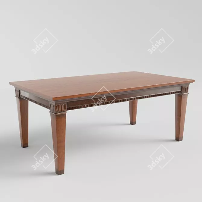 Italian Classic Venezia Ciliegio Furnishings 3D model image 1