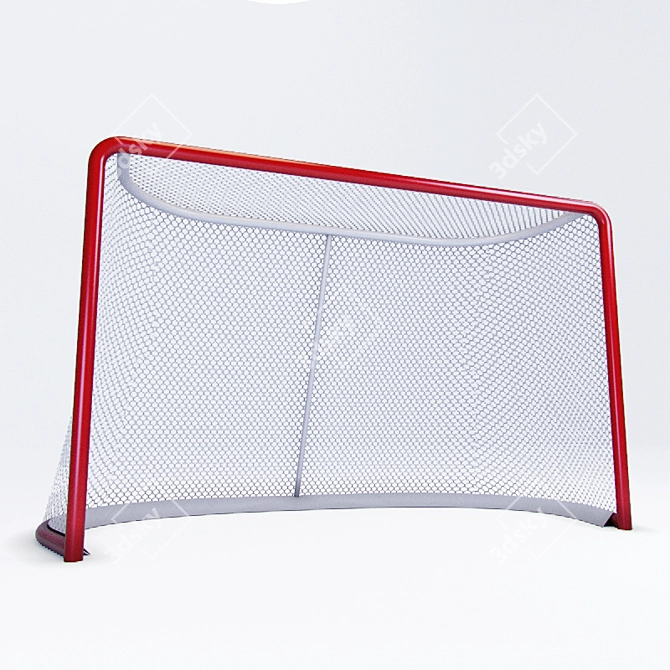 Title: Portable Hockey Gates: Max, Obj, Fbx 3D model image 1