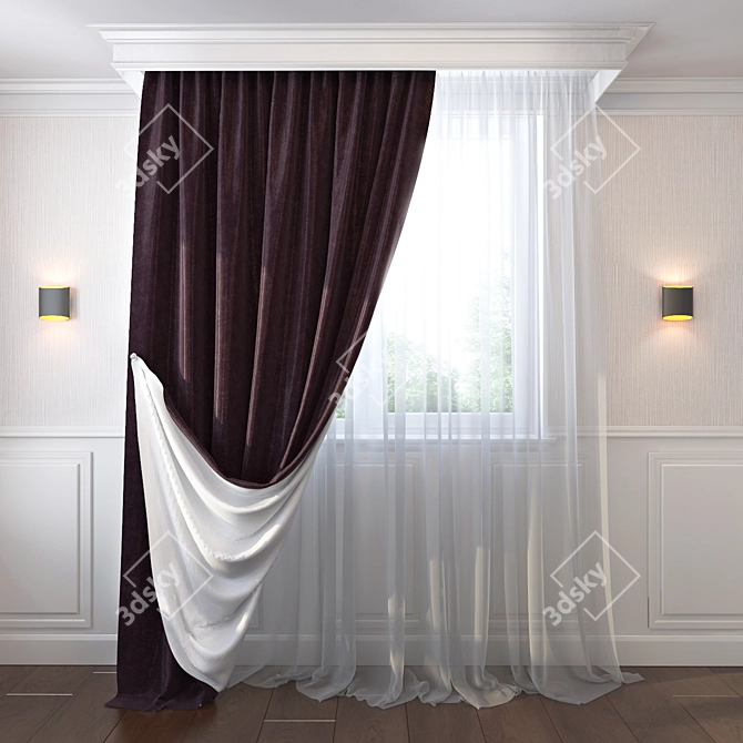 Velvet Classic Blind Set 3D model image 1