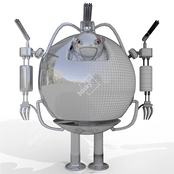 Robotic Prototype 3D model image 1