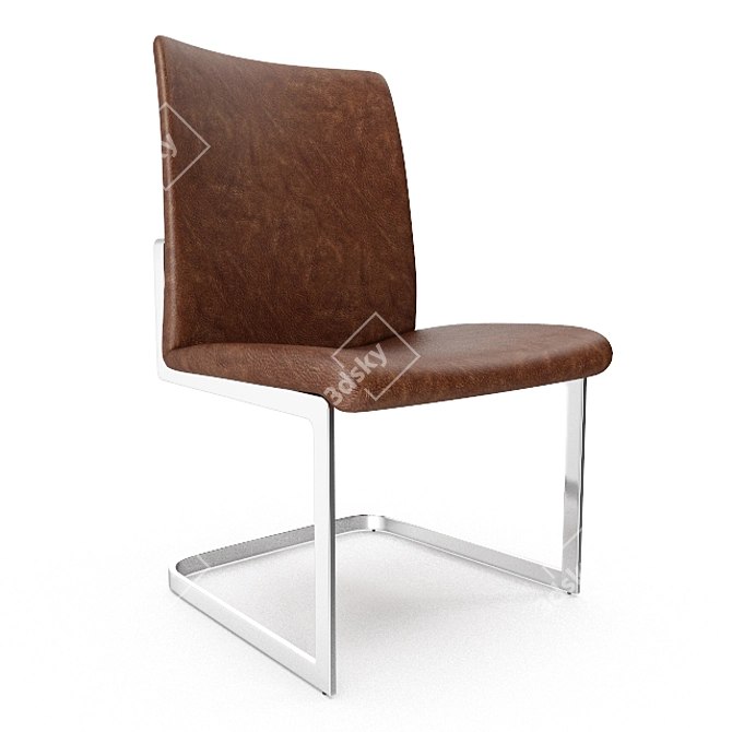 Sleek Huelsta Chair 3D model image 2