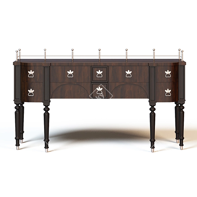 Elegant Maitland Smith Chest 3D model image 1