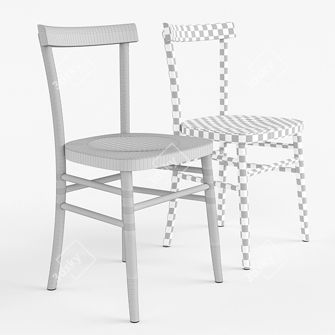 Modern Comfort: Horm Cherish Chair 3D model image 3