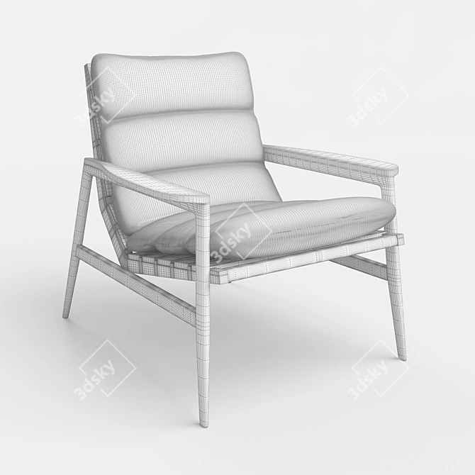 Ipanema Chair: Modern Elegance for Your Home 3D model image 2