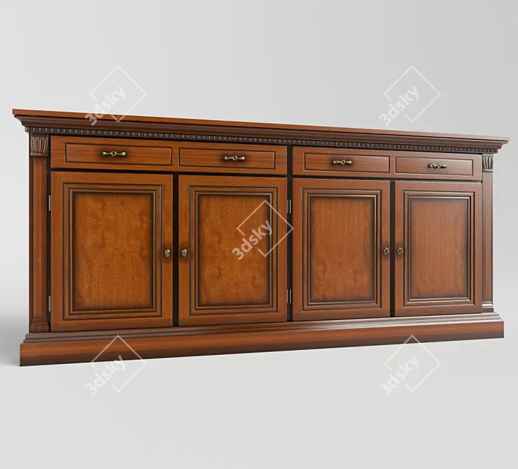 Italian Classic Furniture: Venezia Ciliegio 3D model image 1