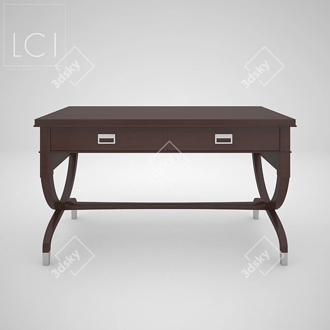 Italian Writing Desk | LCI Decora Art 3D model image 2