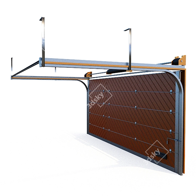 Metal Gate Lifter 3D model image 2