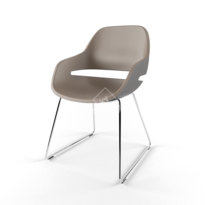 Sleek and Stylish Chair 3D model image 1