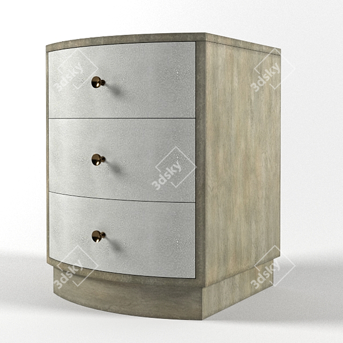 Surrey&Co Finn Nightstand 3D model image 1