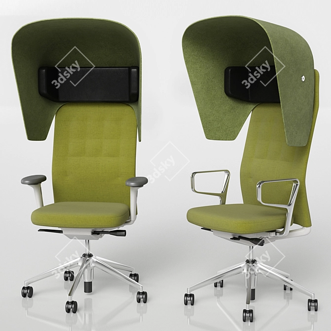 ErgoFlow High Back Office Chair 3D model image 1