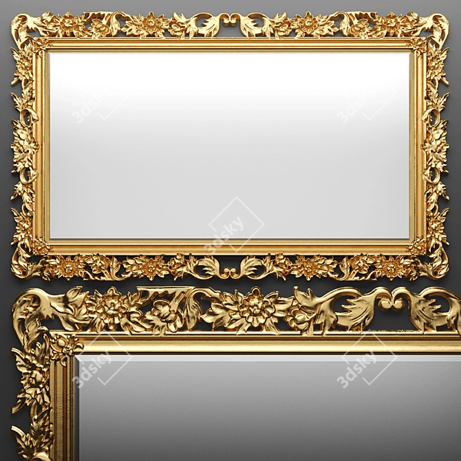 Reflect - Classic Wall Mirror 3D model image 1