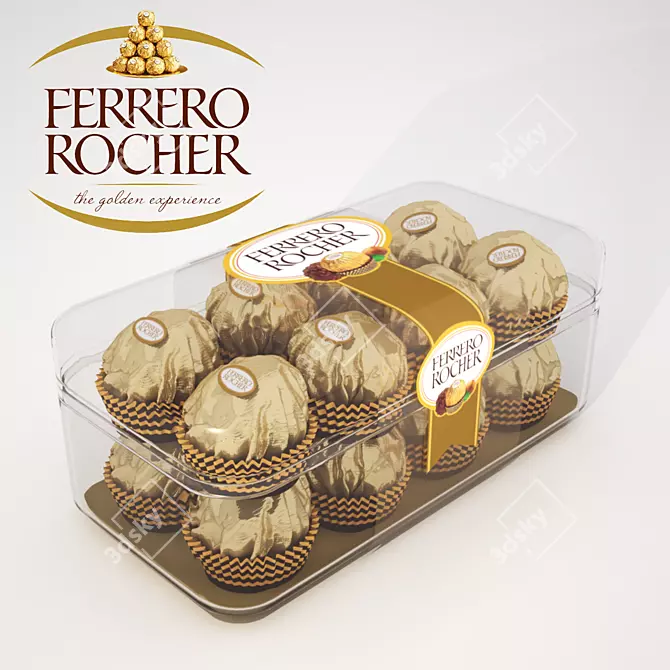 Luxury Indulgence: Ferrero Rocher 3D model image 2