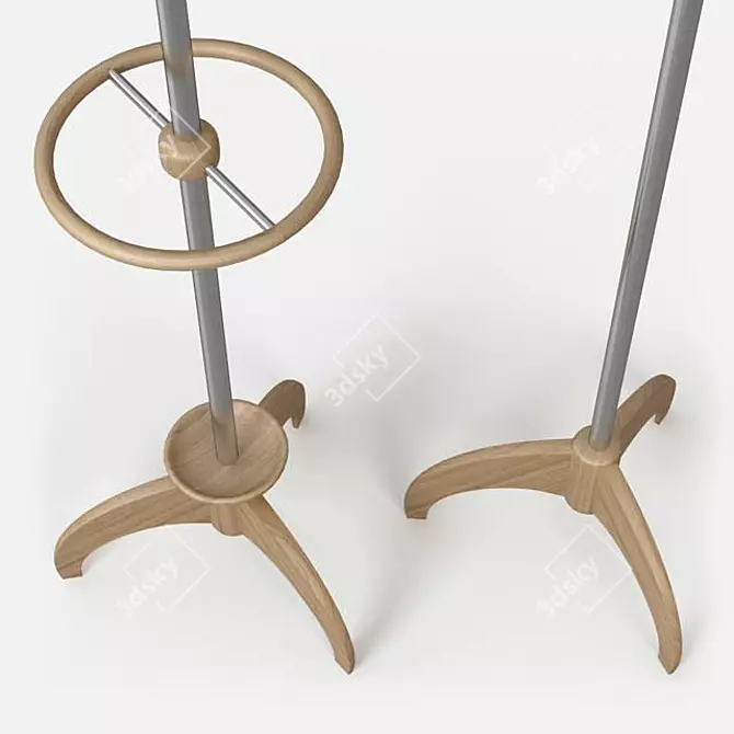 Sleek Hanger Stand 3D model image 2