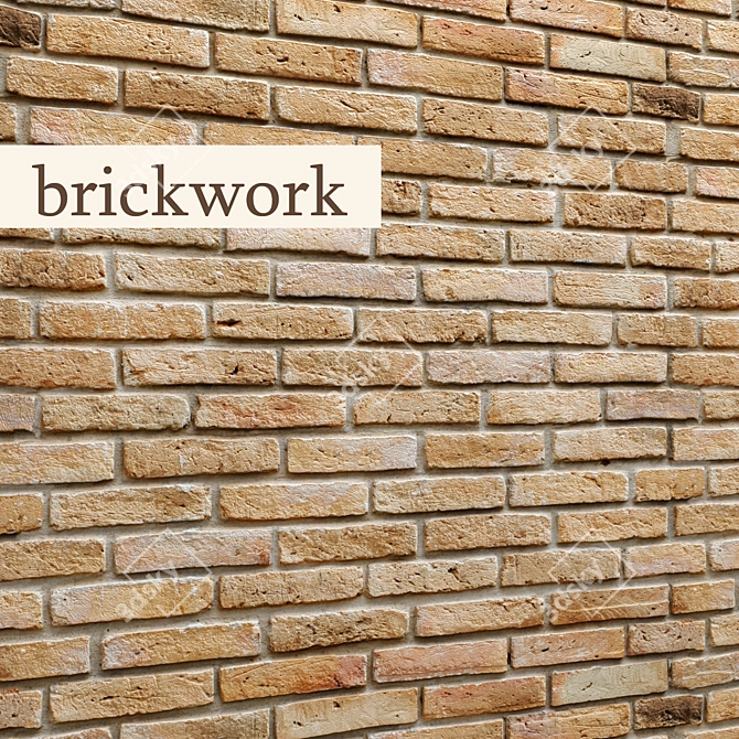 Crafted Brickwork: Superior Quality 3D model image 1