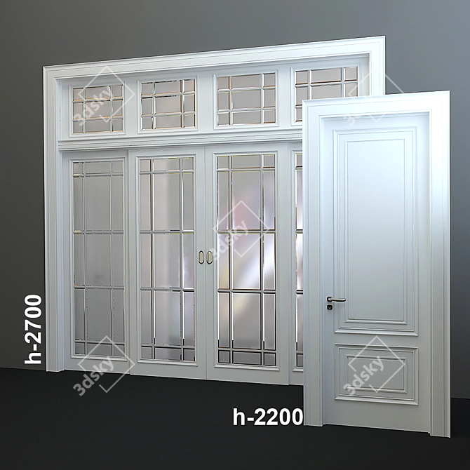 Versatile Doors for Ultimate Comfort 3D model image 1