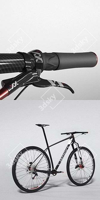 S-Works Stumpjumper HT: Rock-Shox, Sram XX1 - XL Size 3D model image 2