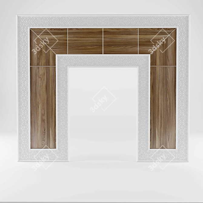 Arabesque Wall | H 3500 mm, W 4000 mm 3D model image 1