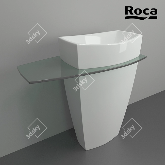 Elevate Your Bathroom - Roca TIBER 3D model image 1