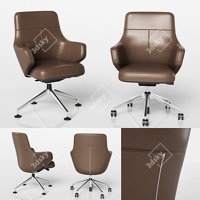 Vitra Grand Executive: The Epitome of Elegance 3D model image 1