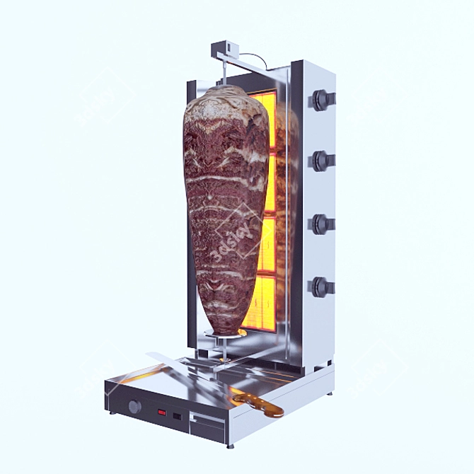 Doner Machine: Perfect for Kebab Lovers 3D model image 1