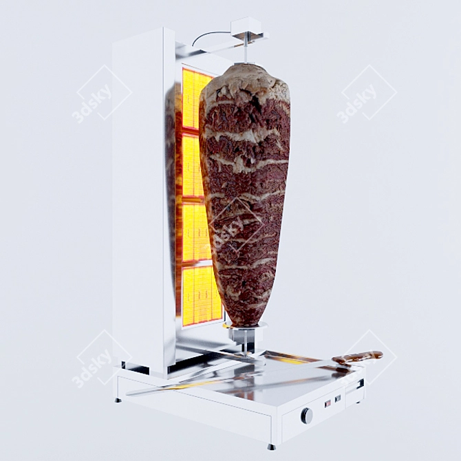 Doner Machine: Perfect for Kebab Lovers 3D model image 2