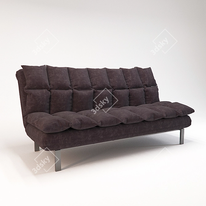 ComfortBox: Portable Sofa-Bed 3D model image 1