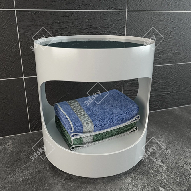  Modern Reflection: Molger & Opal Bathroom Set 3D model image 3