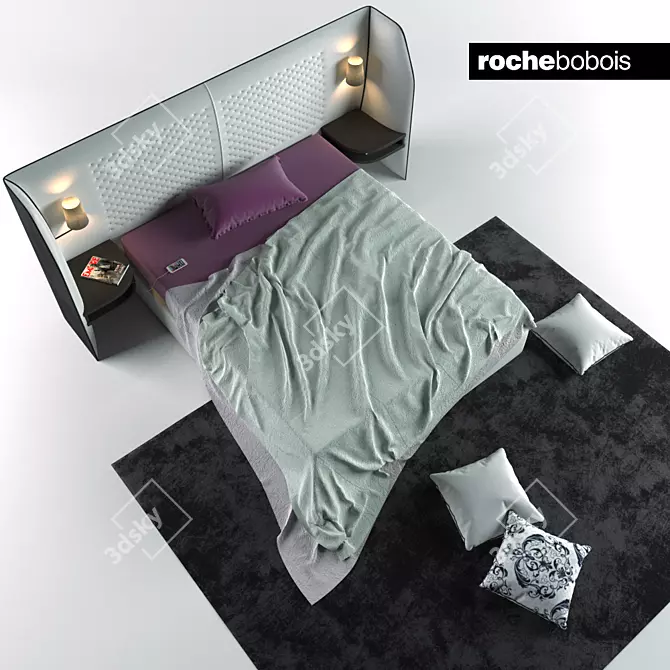 Cherche Midi Bed: Eric Gizard's Stunning Design 3D model image 2