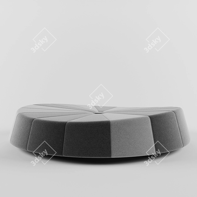 Elegant Windmill Pouf 3D model image 3