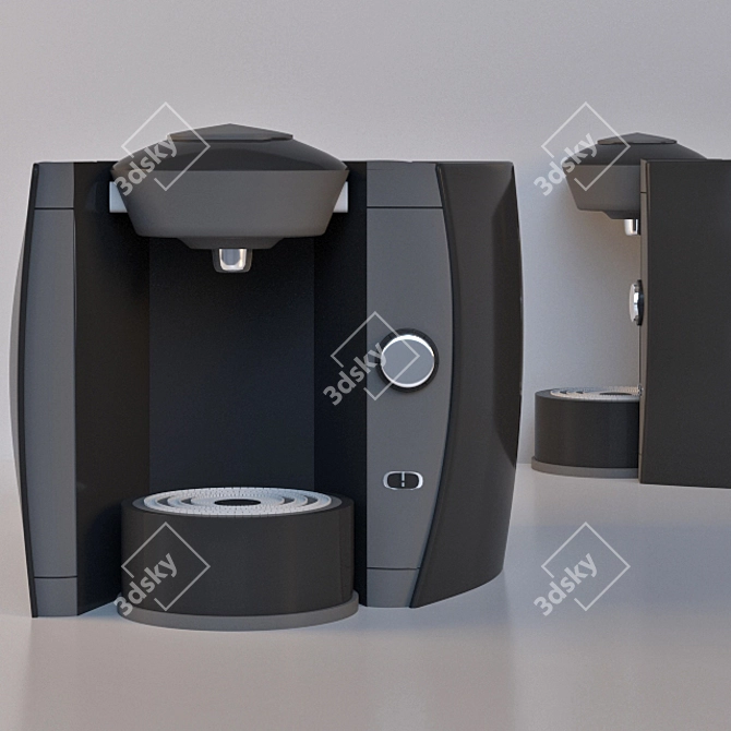 Classic Capsule Coffee Machine 3D model image 1