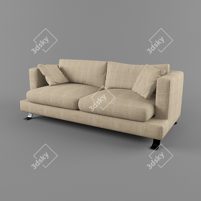 Modern BM Style PRINCIPINA Sofa 3D model image 3