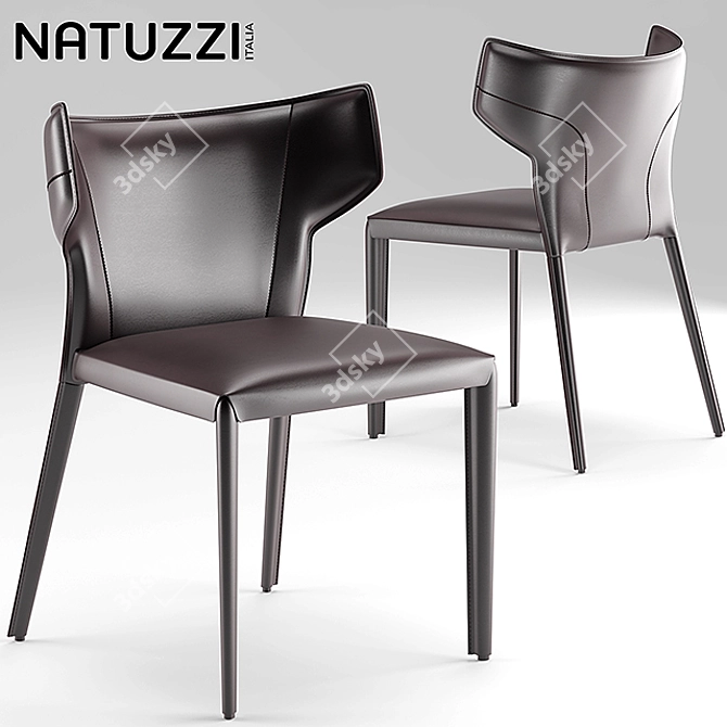 Elegant Natuzzi Table Set 3D model image 2