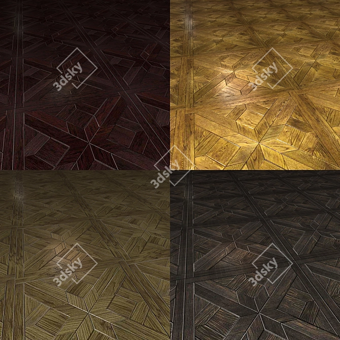 Castiglioni Parquet Shield (8 Colors) 3D model image 3