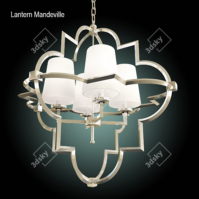 Rustic Lantern: Mandeville 3D model image 1