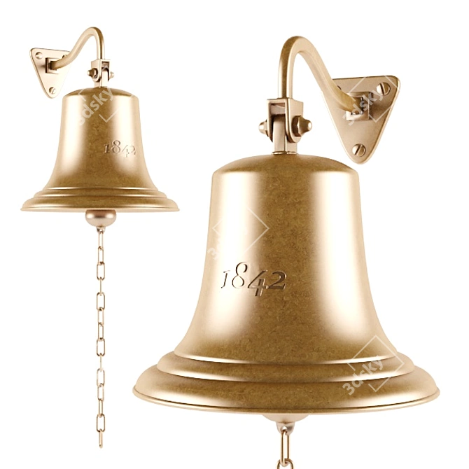Ringing Melody Bell 3D model image 1
